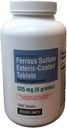 Železov sulfat, enterično prevlečen 325 mg 1000 tablet