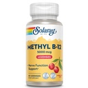 Solaray Metil B12, Lozenge, Cherry (Btl-Plastic) 5000mcg 
