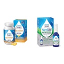 TheraTears Omega 3 Dopolnilo, 1200mg, 90 ct (Pack of 1) & SteriLid Eyelid Čistilnik in Face Wash, za razdražene oči, 2 fl oz Spray