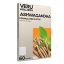 Veru Wellness Ashwagandha Patch - Stress Relief, naravna podpora razpoloženju, stres, energija, in fokus podpora Patch (60 Count)