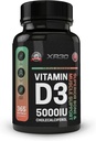 Vitamin D3 5000IU holekalciferol - Superior Bone & Muscle Support - 365 Softgels - Made in USA