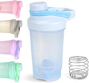 D.Y.A 16oz Leak Proof Sports Shaker Steklenica za stresalnik beljakovin, Pred vadbo in potovanja - BPA Free & Easy Clean, Blue