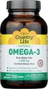 Država Life Omega 3 ribje olje 1000 Mg, 100 Ct