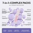 JustCalm v prahu mešanica – Stress Relief Uravnotežena raven kortizola Sprostitev in boljši spanec – z magnezijem, vitaminom D, Valerian Root, Tirozin, GABA & Shoden® Ashwagandha – Non-GMO – 10 Ct
