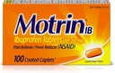 Motrin IB Pain Reliever Fever Reduciralec (NSAID) Ibuprofen tablete, 100 število