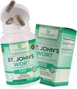 Pure Premium St. Johns Wort Kapsule 500mg - Dodatki za podporo razpoloženju - Zeliščni in naravni običajni stresni dodatki - St. John Wort Podpora Pozitivni razpoloženj za moške in ženske - 3 mesece dobave - 100 kapsul