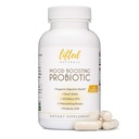 Dvigani naravni razpoloženje povečanje probiotik 30 milijard CFU - Mood podpora dodatek, Prebiotiki in probiotiki za ženske in moške, Acidophilus Lactobacillus probiotic, Rokavice Stable & Non-GMO, 60 kapsul