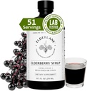 Bezgove jagode syrup by Elderlane - Elderberry Shots - Imunska podpora za otroke in odrasle - Imunski ojačevalci - Naravna Imunity Booster - Made with Honey & Elderberries - Gluten-free - 8,5 Fl Oz