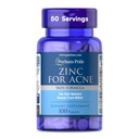 Puritan's Pride cink za Acne kožo Formula z vitamini C, B-6, A, in E za moške in ženske, prehranski dodatek za čisto zdravo kožo, imunski sistem, celično delitev in rast podporo, 100 tablet