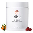 sibu Sea Buckthorn Omega-7 Softgels Starter Kit (60ct, 30 Day Supply) – Dopolnilo za zdravo kožo, lase, nohte in suhost
