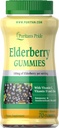 Puritan's Pride Elderberry Gumies z vitaminom C, D & cink, 70 Count