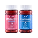 CAW Telomere Podpora hipersorpciji Cikloastragenol 10 mg 30 kapsul in Astragalozid IV 50 mg 30 kapsul
