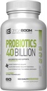 Probiotik 40 milijard CFU 4 sevi + prebiotik - podpira prebavno zdravje in imuniteto - pomaga pri zaprtju, driska, napenjanje - Gluten-free, Non-GMO - Izdelano v ZDA - 60 kapsul