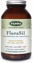 Flora - FloraSil Silica Supplement - Podpora naravne lepote - Podpora za lase, kožo, nohte in kosti moč - rastlinsko-bazna Silica iz ekstrakta konjskega repa - Vegan - 180 Kapsule (180 Serving)