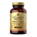 Solgar Vitamin C 1000 mg z Rose Hips - 100 tablet - Antioksidant in imunske podpore - Non-GMO, Vegan, Gluten Free, Dairy Free, Kosher - 100 postrežbe