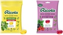 Ricola sladkor prost 105ct limonina kovnica & 45ct Berry Medley grlo kapljice paket