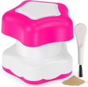 Johnbee tablete Crusher, tablete Grinder Fine Powder Extreme Fine. Skladiščni oddelek. Tablete Crushers za starejše, družine in hišne živali. Silikonske robove. Grind več tablet naenkrat - Čopič za čiščenje (Purple)