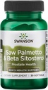 Swanson Saw Palmetto in Beta sitosterol 30 Sgels