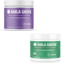 Amla Powder & Green Tea Superfood Supplement, antioksidant podpora, izdelan z bezgovimi jagodami (90 servingov) in indijskih gosi (30 serving), Organic, Vegan