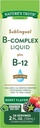 Resnica narave Podjezična B Kompleksna tekočina Plus B-12 Naravna Berry Flavor Liquid - 2 oz, Paket 2