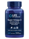 Life Extension Super Omega-3 EPA/DHA ribje olje, Sezam Lignans & Olive Extract – Health Health, Brain Health, Vnetje Health Support, Gluten-free, Easy to Pogoltniti, Non-GMO, 240 Softgels