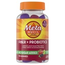 Metamucil Fiber Gumies za odrasle s probiotiki za hropenje, brez sladkorja dodane jagode Kiwi BlackBerry arome, 5g predbiotične rastline temelji Fiber dodatek mešanica, 90 Število