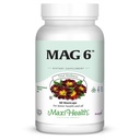 Magnezij B6 Magnezij 6 Magnezijev glicinat z vitaminom B6 spodbuja zdravo mineralizacijo kosti, podporo živcem in mišicam, energetsko presnovo - ne-GMO, vegan, brez glutena, Košir 60 kapsul