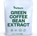Purisure Green Coffee Bean Extract 150g, Zelena kava s klorogensko kislino, Razstrupljanje telesa in čiščenje za ženske in moške, Naravni apetit Supresivi za podporo Vitalnost in energijo, 750 Servisi