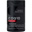 Športne raziskave CoQ10 (100mg) Izboljšano w/kokosovo olje in bioperine (črna paprika) za boljšo absorpcijo 