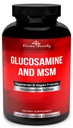 Božanski Bounty Glukozamin Sulfat dodatek (2000mg na serviranje) z MSM - 240 majhne vegetarijanske kapsule - brez Shellfish ali škodljivi dodatki