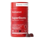 HumanN SuperBeets Heart Gummies Advanced - CoQ10 150 mg Plus Beet Root Powder & Grozdni ekstrakt, SuperBeets Gummy, 60 Count
