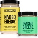 NAKED Vegan Energiziranje paket Citrus Energy Nutrition Super Greens Powder Organic Greens dodatek