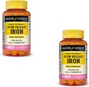 Mason Vitamini počasno sproščanje železa Primerjajte z aktivnimi sestavinami v počasno Fe, 1-Ounce (Pack of 2)