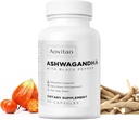 Ashwagandha za ženske Dodatki Kapsule Vegan Stres Relief Imunska podpora Dodatek Uravnotežena raven energije in razpoloženje organska