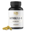 Golden After 50 NitrolFlo-9 - Nature-powered Dutric Oxide dodatek z Granatni ekstrakt, grozdno seme, in S7® - Podpira Nutrient Circulation in Optimalna energija - 60 kapsul