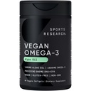 Športne raziskave Vegan Omega-3 Ribje olje Alternativna iz Algae Oil - Najvišje stopnje Vegan DHA & EPA Maščobne kisline 