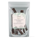 Starwest Botanicals Organic Sushed Licorice korenske palice 6" - Herb za Loose Leaf čajne mešanice, Candy, & Pečene dobrine, cut & Sifted, Certified Kosher, Non-GMO - 4 oz Pouch