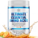 Ultimate 100% esencialne aminokisline v prahu [Citrus Flavor, 60 (5g) Servings] BCAA Plus L-lizin, L-treonin, L-fenilalanin, L-metionin, L-histidin & L-Triptofan prehranska dopolnila