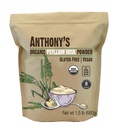 Anthony's Organic Psyllium Husk Powder, 1,5 lb, Gluten prost, ne GSO, Finely grunt, Keto prijazno