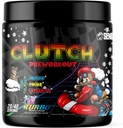 Sender Brand Clutch Turbo - High-Stim Pred-Workout Powerhouse z Beta Alanine, Taurine, Nitrosigine, Tirozin, Kofein, Bitter Orange, in Alpha Yohimbine za intenzivne vaje