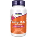 Zdaj prehranska dopolnila, metil B-12 5000mcg, metilkobalamin, hipoalergenik, 90 Veg kapsule