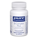 Čiste enkapsulacije B- Complex Plus - B Vitamini dopolnilo za podporo nevrološkega zdravja, kardiovaskularnega zdravja, energijske ravni in podporo živčnega sistema* - z vitaminom B12 in več - 60 kapsul