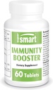 Superpametni - Imunity Booster - Imunity System Booster Supplement - Booster Booster - Booster Booster - Booster Booster - Booster za vneto grlo - z Echinacea Extract, Beta Glucans, Vitamin C & C Cinkov - brez GMO & Gluten - 60 tablet
