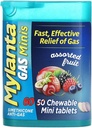 Zdravilo Mylanta Relief tablete za plin, plinski minimumi, sortirano sadje, 60 število (paket po 1)