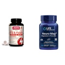Jarrow Formule Ultra Jarge Metil B-12 5000 μg & metil Folate 800 μg + P-5-P & Life Extension Neuro-mag Magnezij L-treonat, magnezijev L-treonat, zdravje možganov, spomin in pozornost