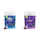 OLY ekstra moč (5mg) & Redna moč (3mg) Melatonin Sleep Gumies z L-Theanine, 120 Count Blackberry Flavor
