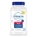 Citrakalni maksimum plus kalcij dodatek - kalcijev citrat z vitaminom D3, cink, & Eterični minerali za zdravje kosti, starost 12+, 180 Število (Packaging May Vary)