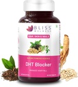 Sheltr DHT Bloker z Biotin, Bučno seme, izvleček zelenega čaja, Omega 3, izvleček ginsenga, vitamin C,E, B6, pomaga zmanjšati padec las, spodbuja rast las za moške in ženske - 60 tablet