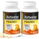 Zračni 1000 mg Vitamin C + Cinkov imunski dodatek žvečljive tablete, arome citrusov z močnimi antioksidanti Vitamini A C & E, 116 Žvečljive tablete (2 pakiranji)