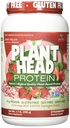 Genceutic Naturals Plant Head Protein Seveda okusno Najboljši okus Jagode Raw Vegan Vegetarian Beljakovine Prehranska dopolnila Gluten Soy Mlečni GSO Brez – 30 Serving (1.8 funtov)